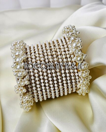 Gajra Pearl Bangles - 035