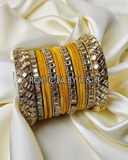Kundan Bangles - 036