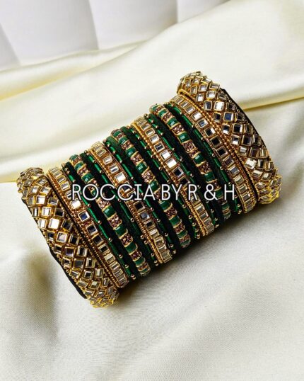 Kundan Bangles - 012
